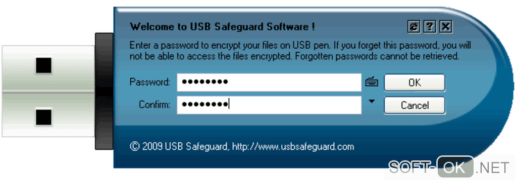 The appearance "USB Safeguard"