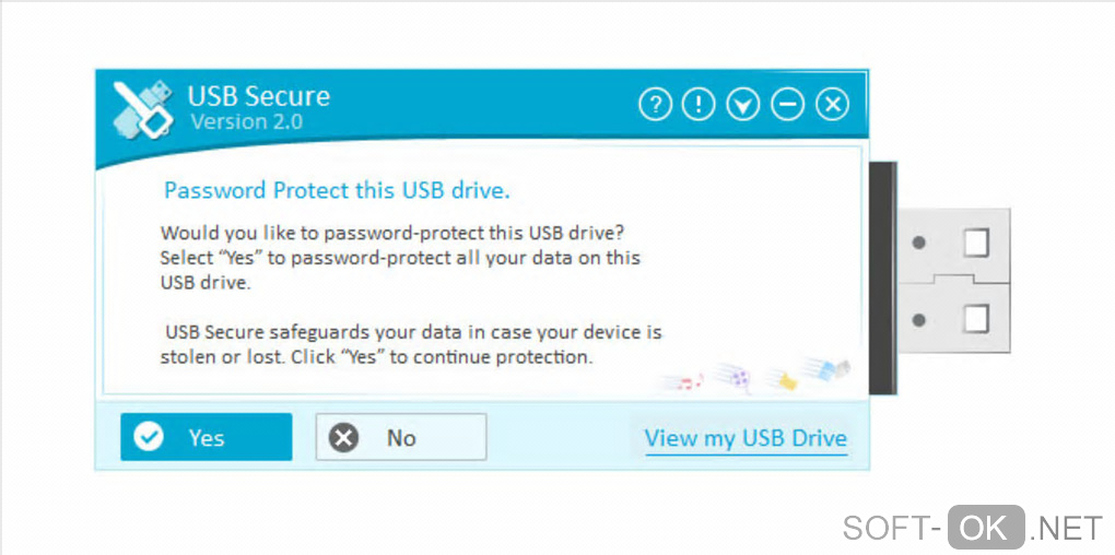 The appearance "USB Secure"