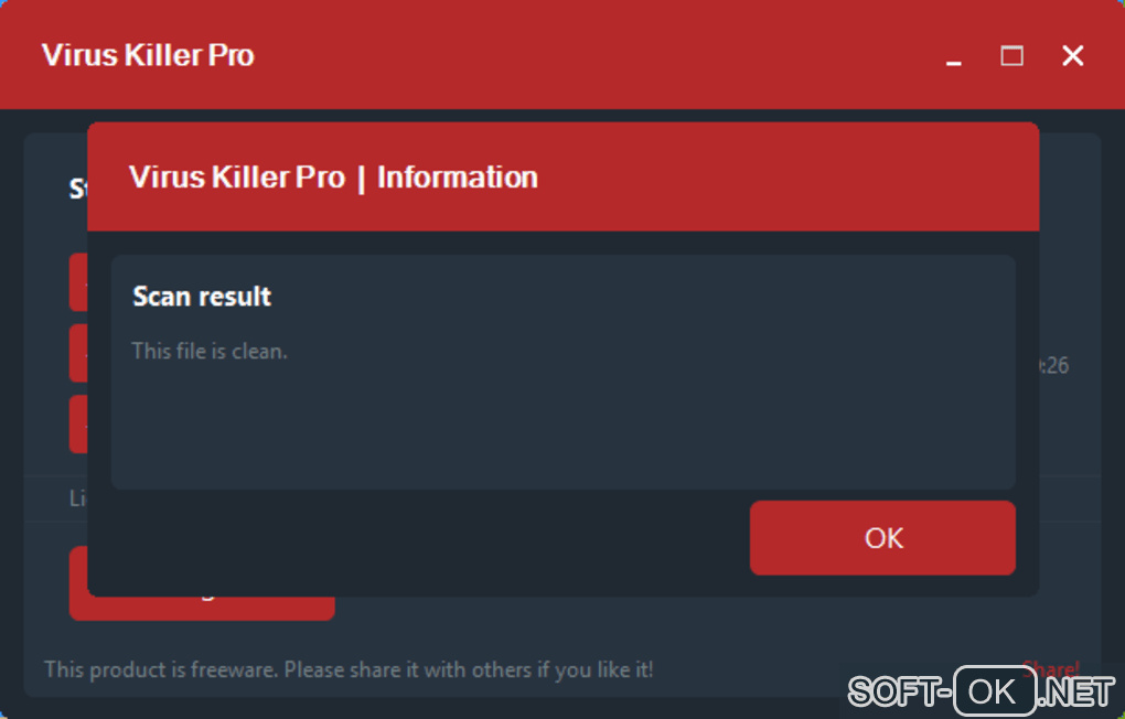 The appearance "Virus Killer Pro"