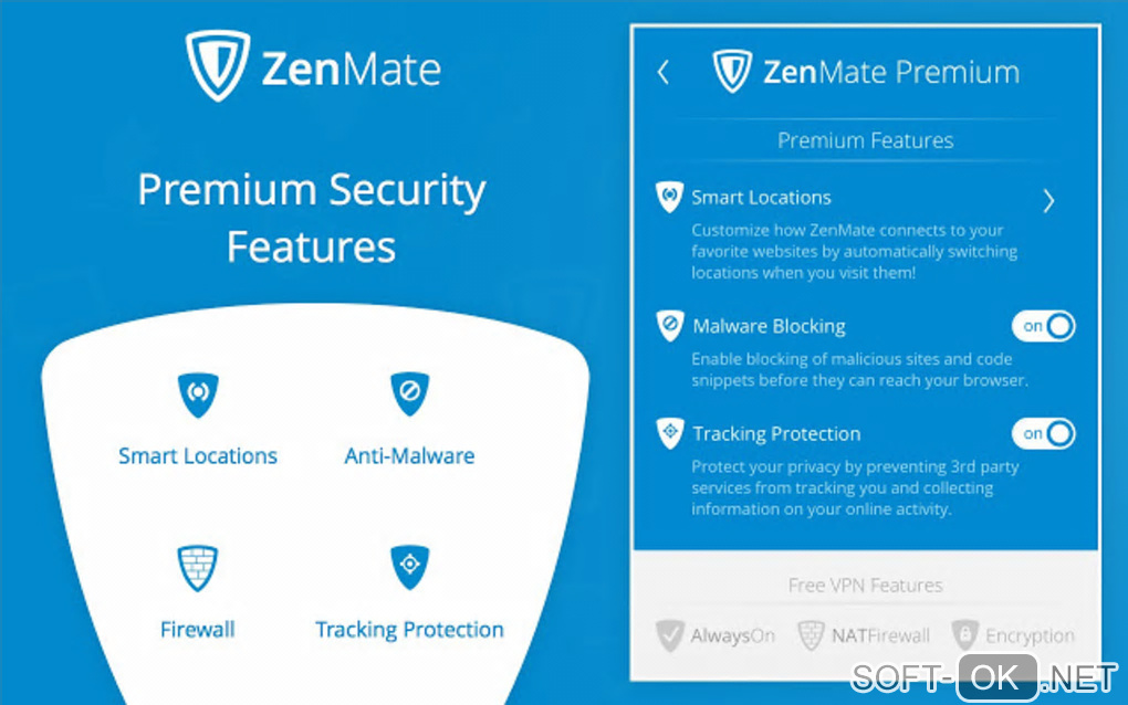 The appearance "ZenMate VPN for Chrome"