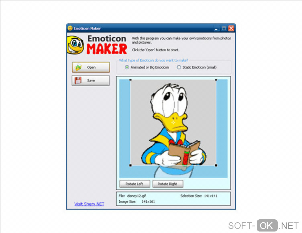 Screenshot №2 "Emoticon Maker"