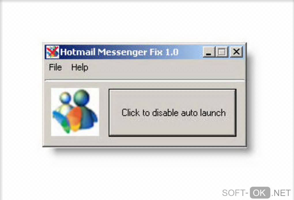 Screenshot №2 "Hotmail Messenger Fix"