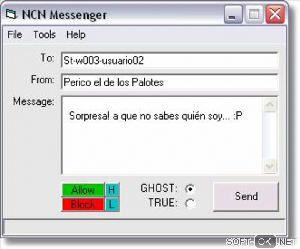 Screenshot №1 "NCN Messenger"