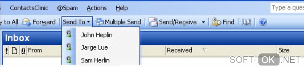 The appearance "Outlook Messenger"