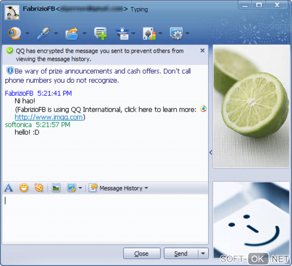 Screenshot №1 "QQ Messenger"