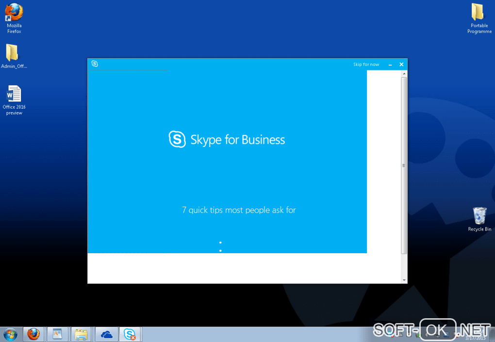 Screenshot №2 "Skype for Business"