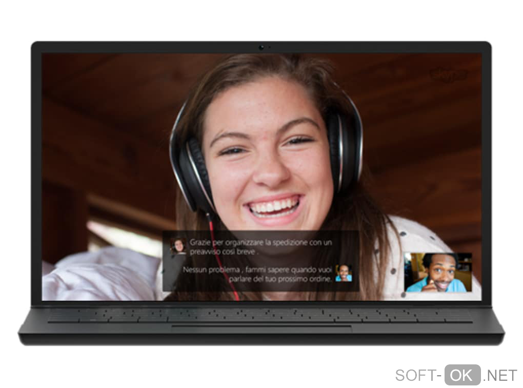 The appearance "Skype for Windows 10"