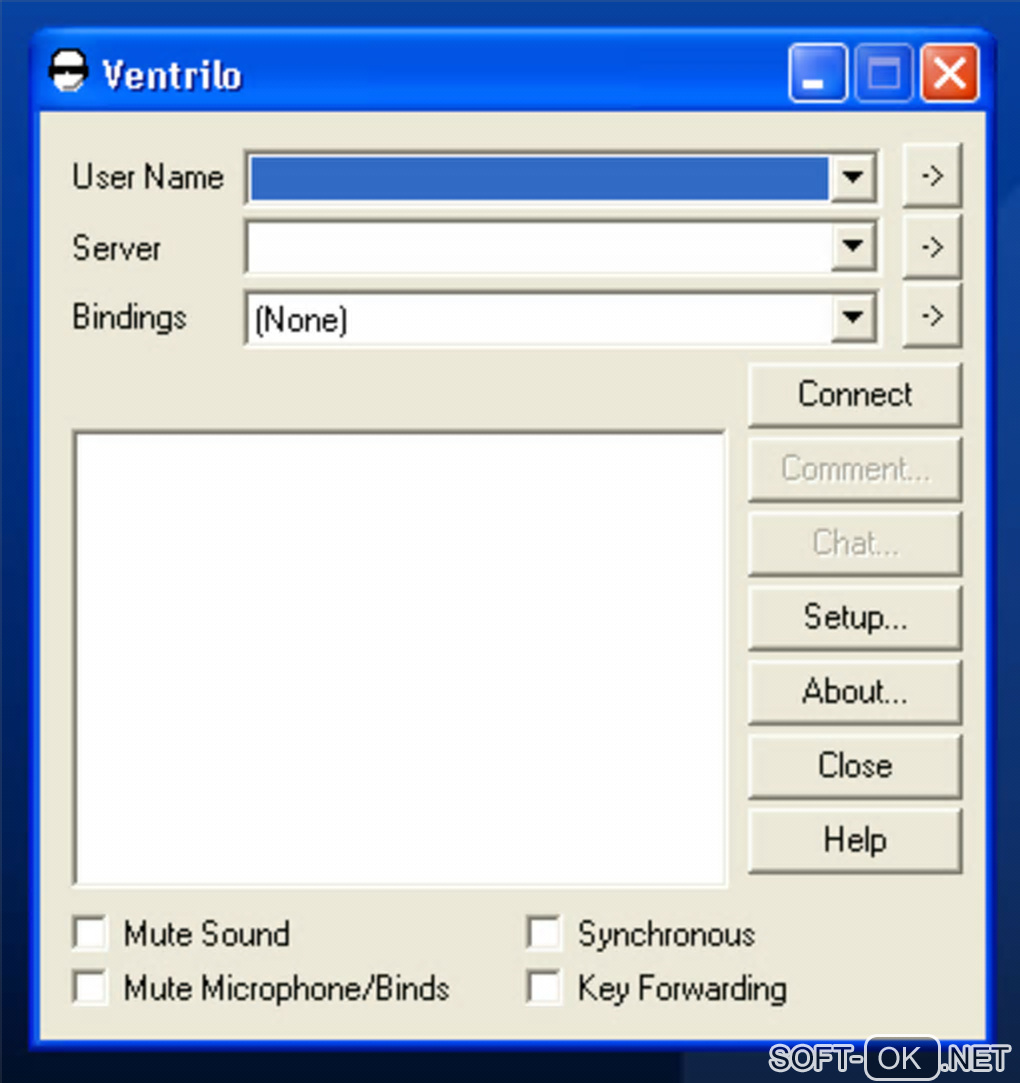 Screenshot №2 "Ventrilo 2.1.4"