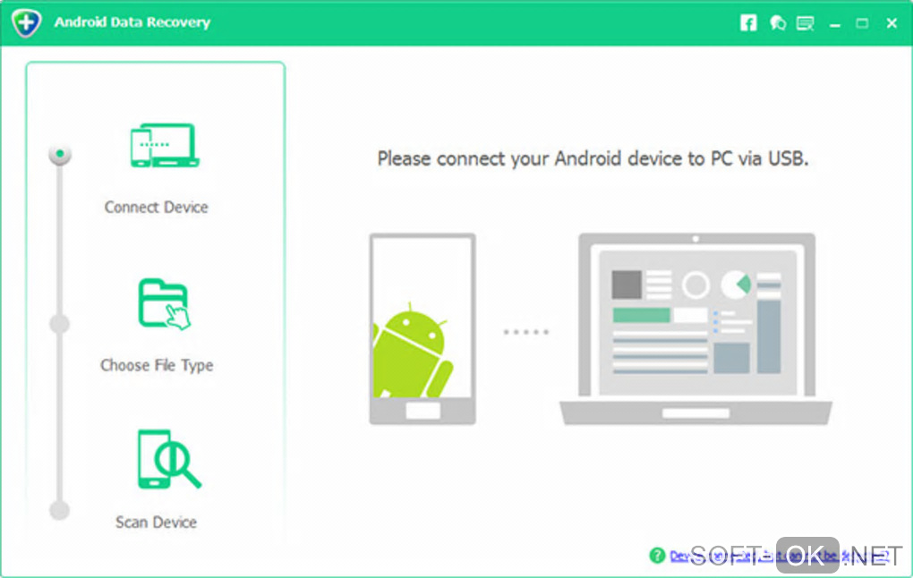 Screenshot №1 "Android Data Recovery"