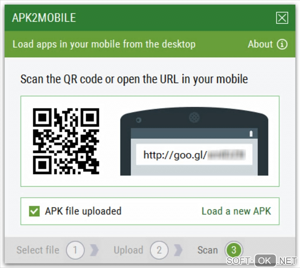 The appearance "APK2Mobile"