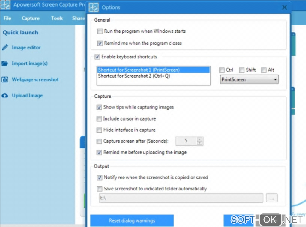 The appearance "Apowersoft Screen Capture Pro"