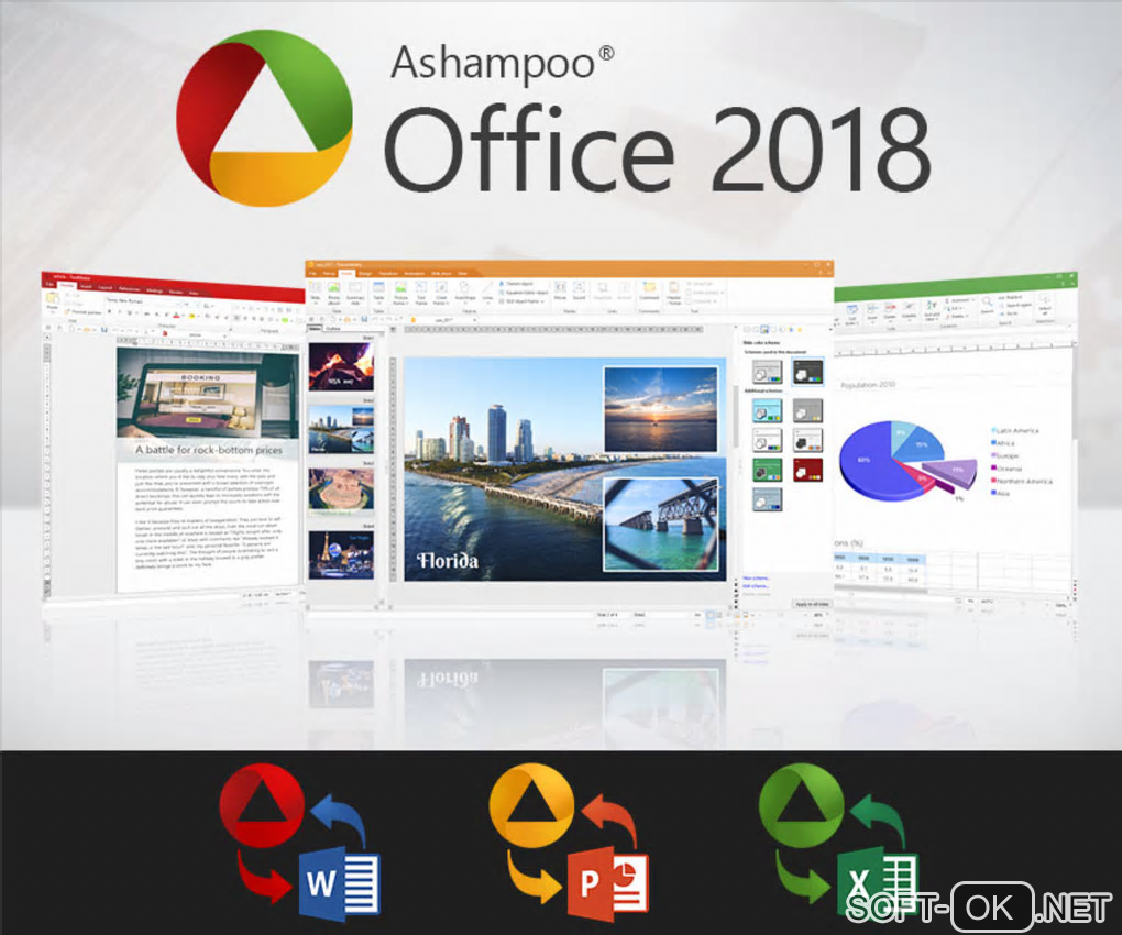 The appearance "Ashampoo Office 2018"