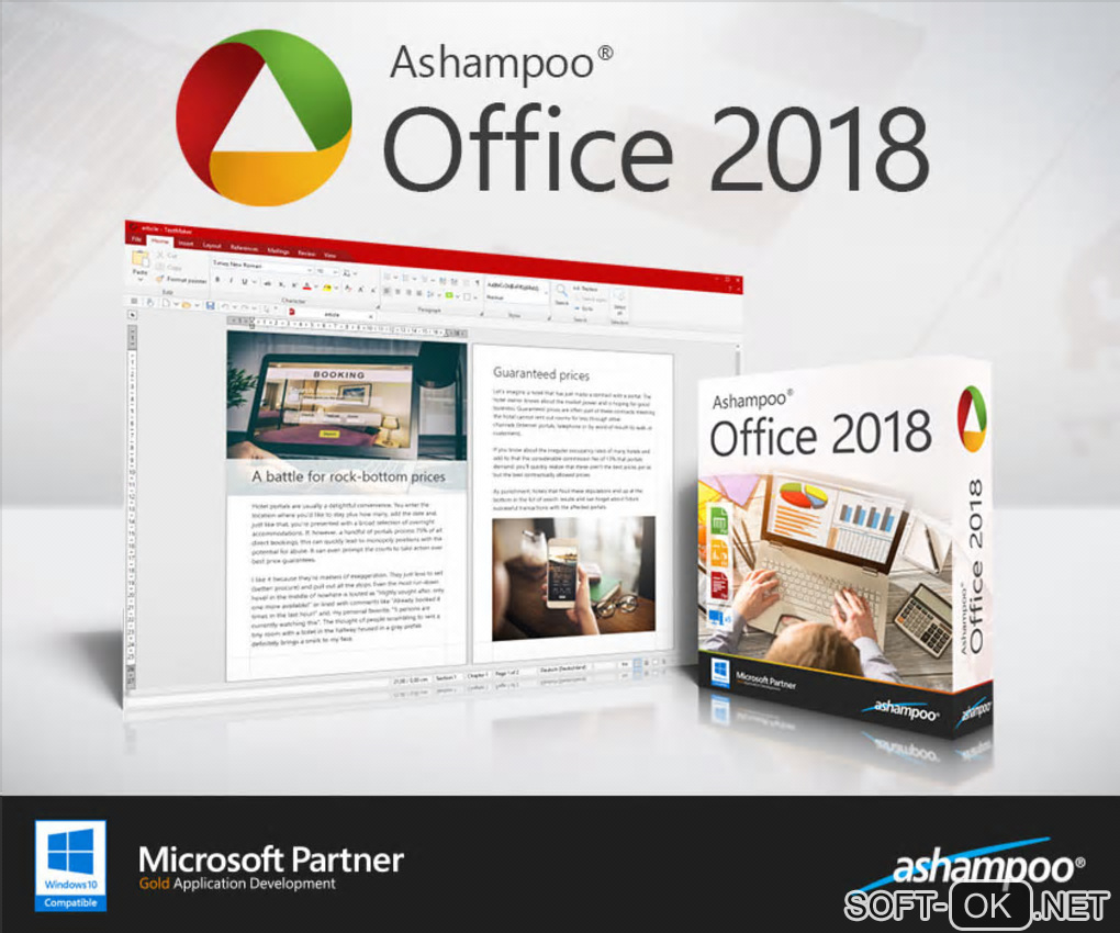 The appearance "Ashampoo Office 2018"