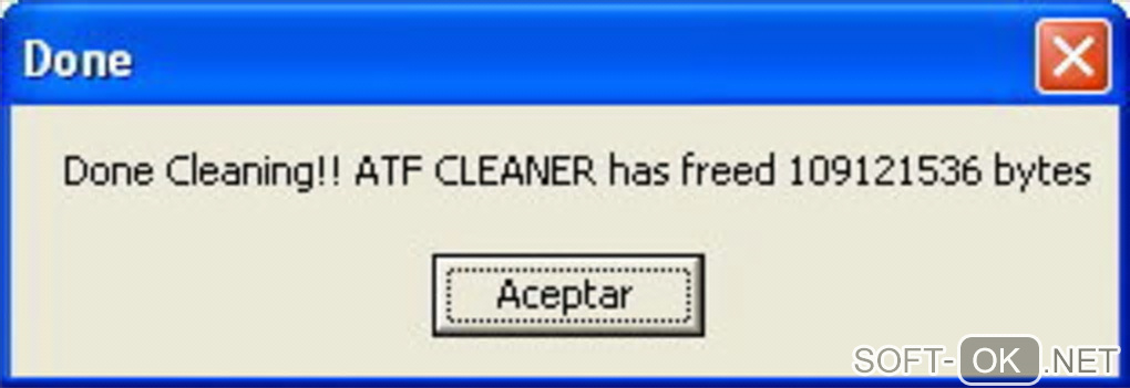 Screenshot №2 "ATF Cleaner"