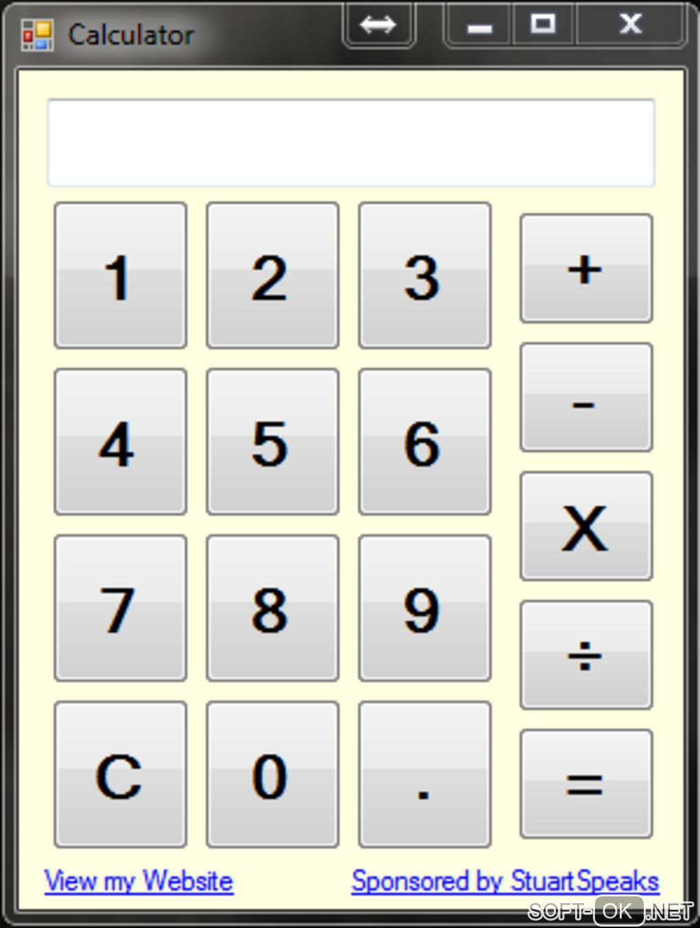Screenshot №1 "Basic Calculator"