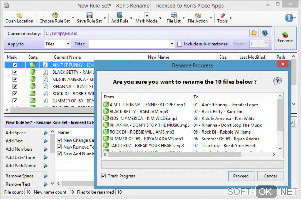 Screenshot №1 "Batch File Rename"