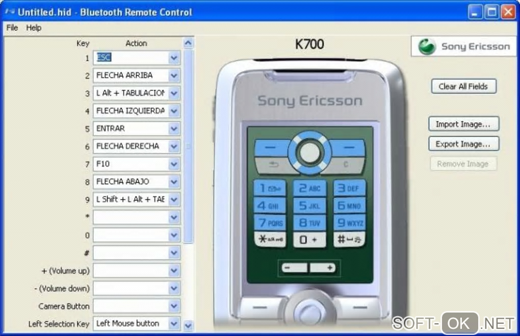 Screenshot №1 "Bluetooth Remote Control"