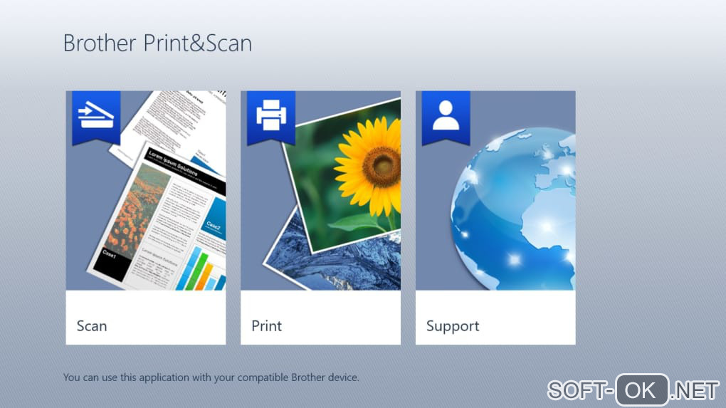 Screenshot №1 "Brother Print&Scan"