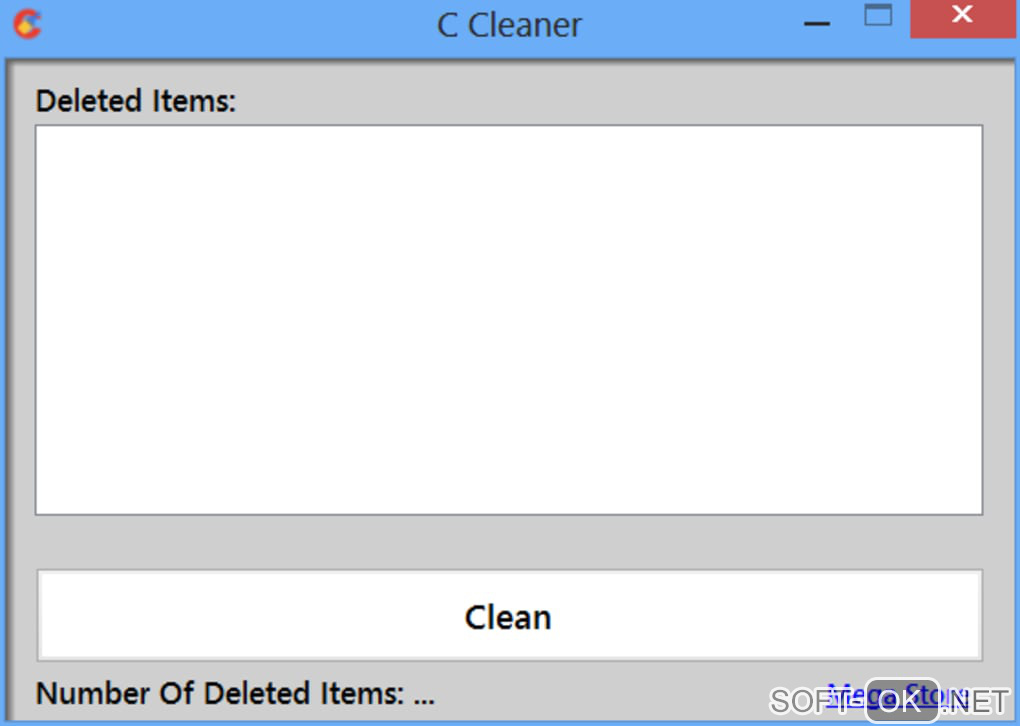 Screenshot №1 "C Cleaner"
