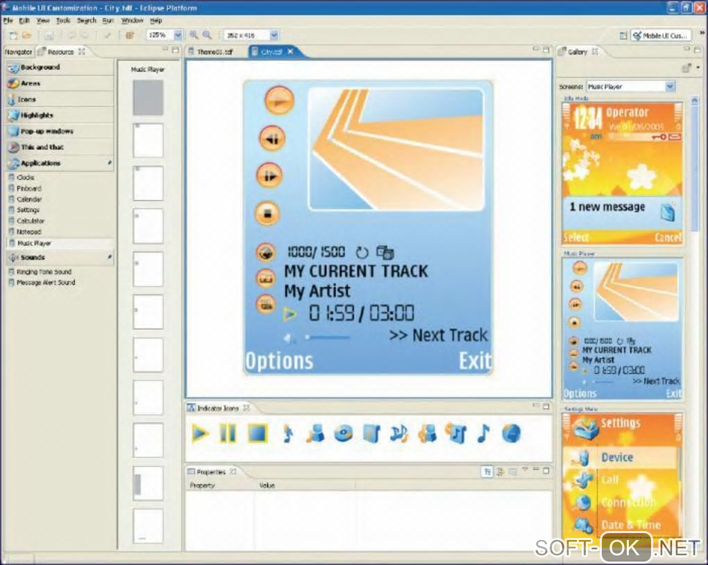 Screenshot №2 "Carbide.ui S60 Theme Edition"