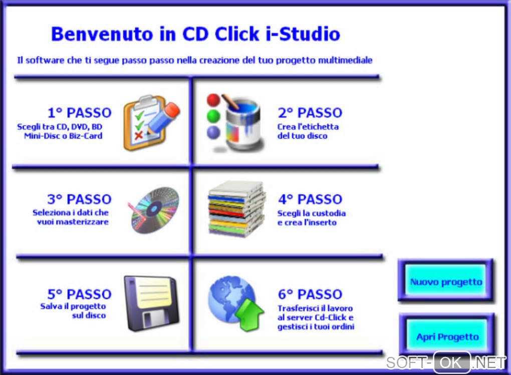 The appearance "CD Click i-Studio"