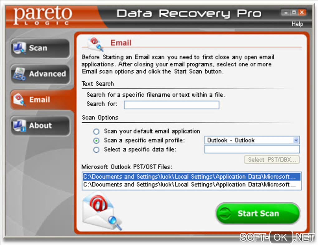Screenshot №2 "Data Recovery Pro"