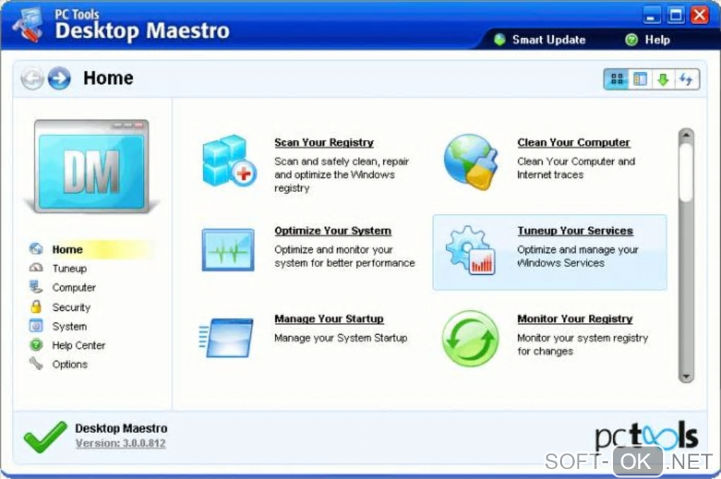 Screenshot №1 "Desktop Maestro"