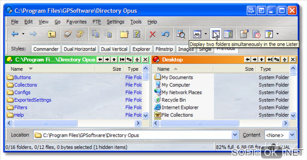 Screenshot №2 "Directory Opus"