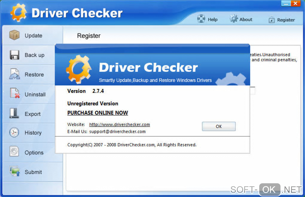 Screenshot №1 "Driver Checker"