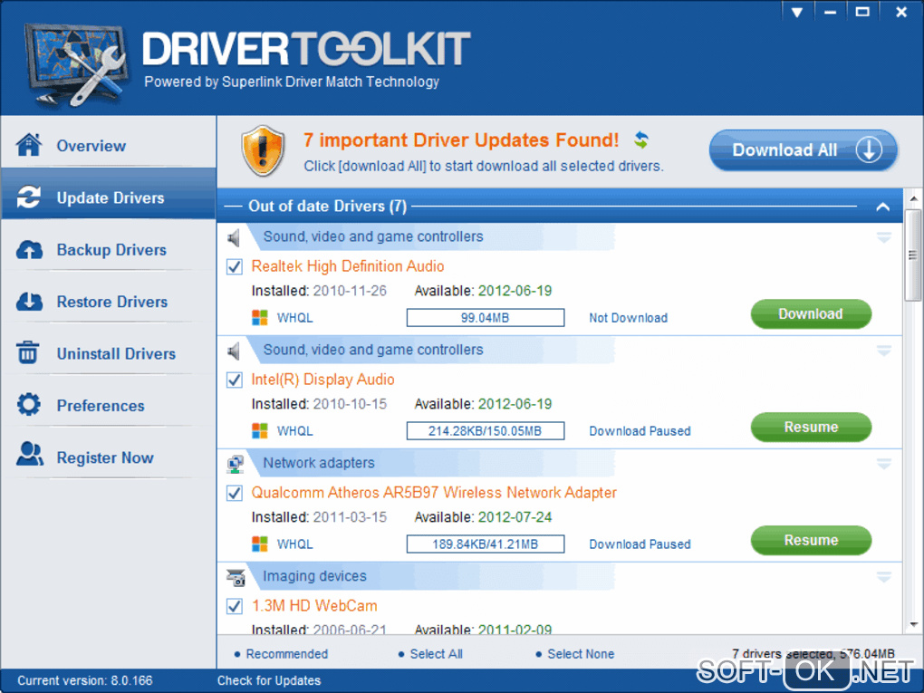 Screenshot №2 "DriverToolkit"