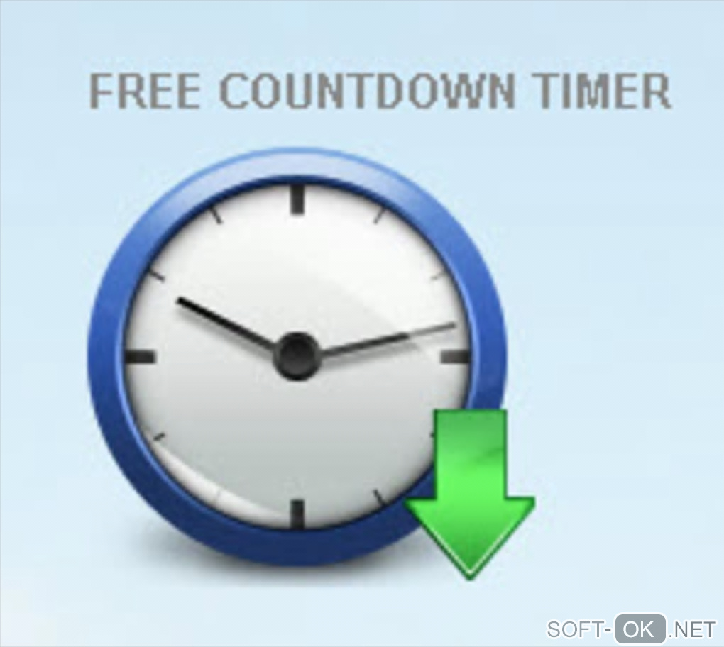 The appearance "Free Countdown Timer"