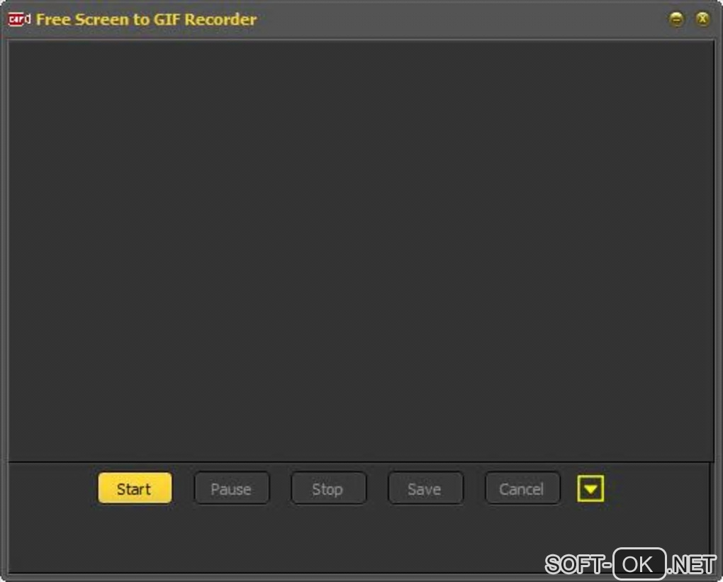 Screenshot №1 "Free Screen to GIF Recorder"