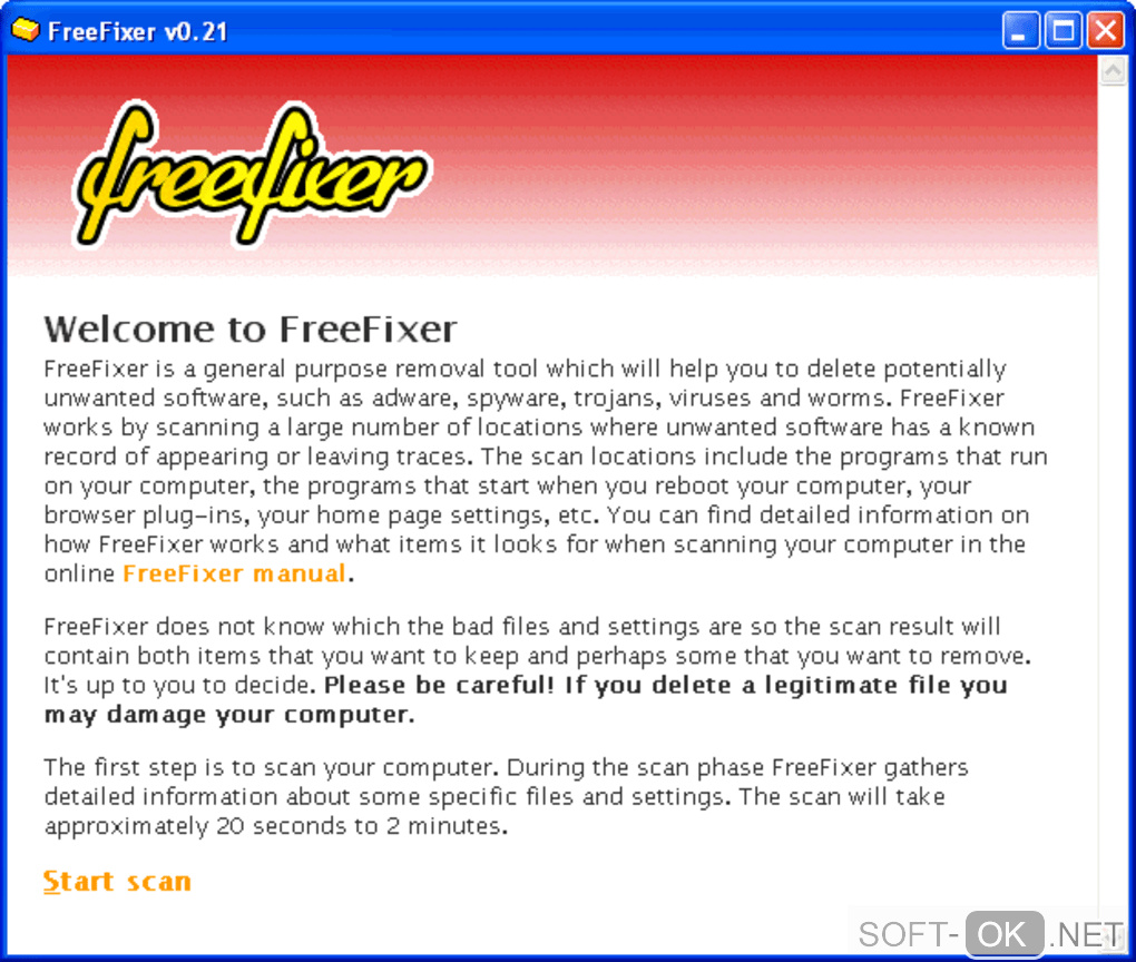 Screenshot №2 "FreeFixer"