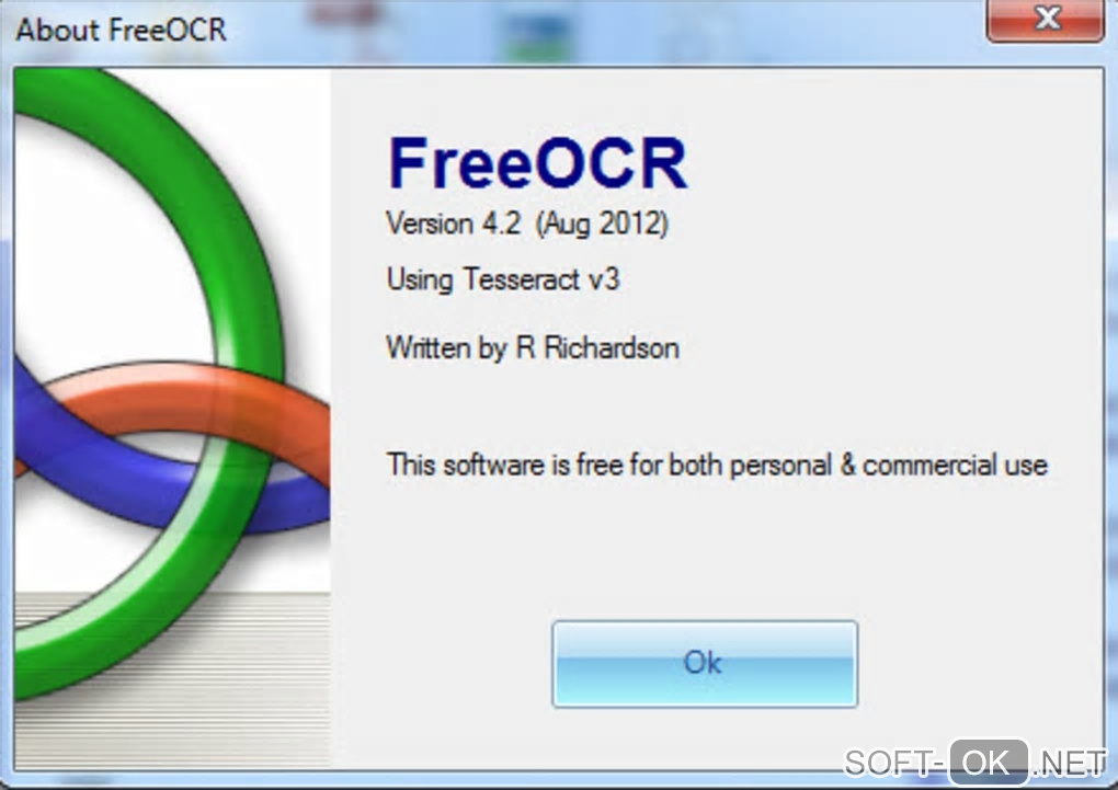 Screenshot №1 "FreeOCR"