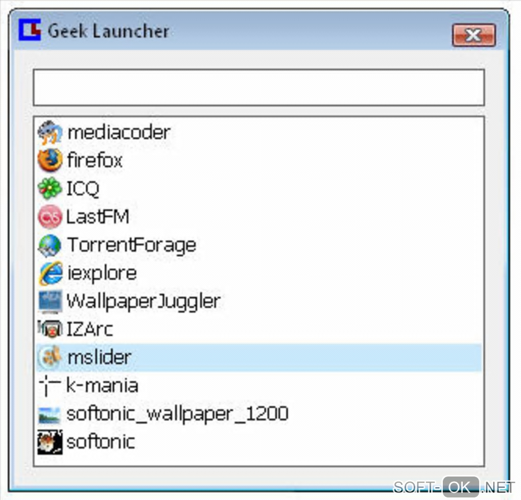 Screenshot №1 "Geek Launcher"