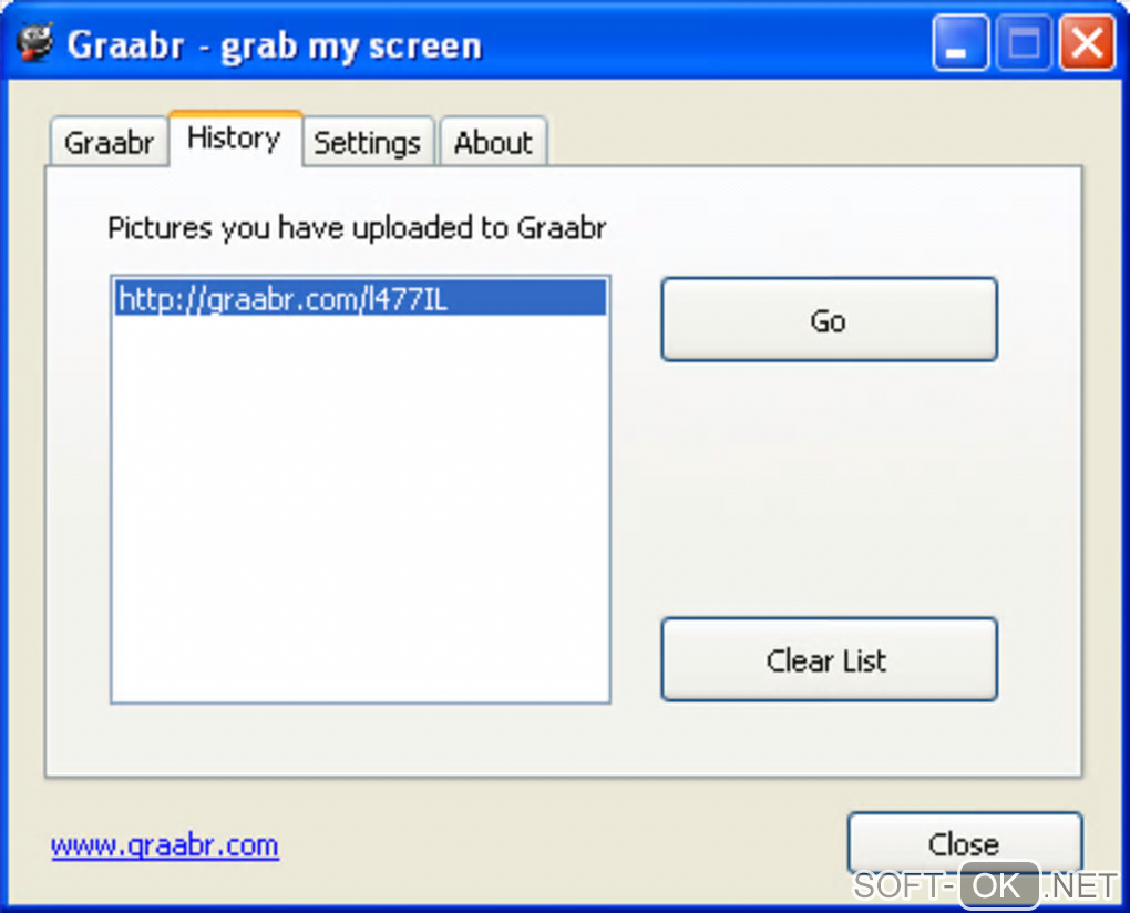 Screenshot №1 "Graabr"