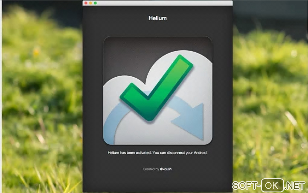 Screenshot №1 "Helium Backup"