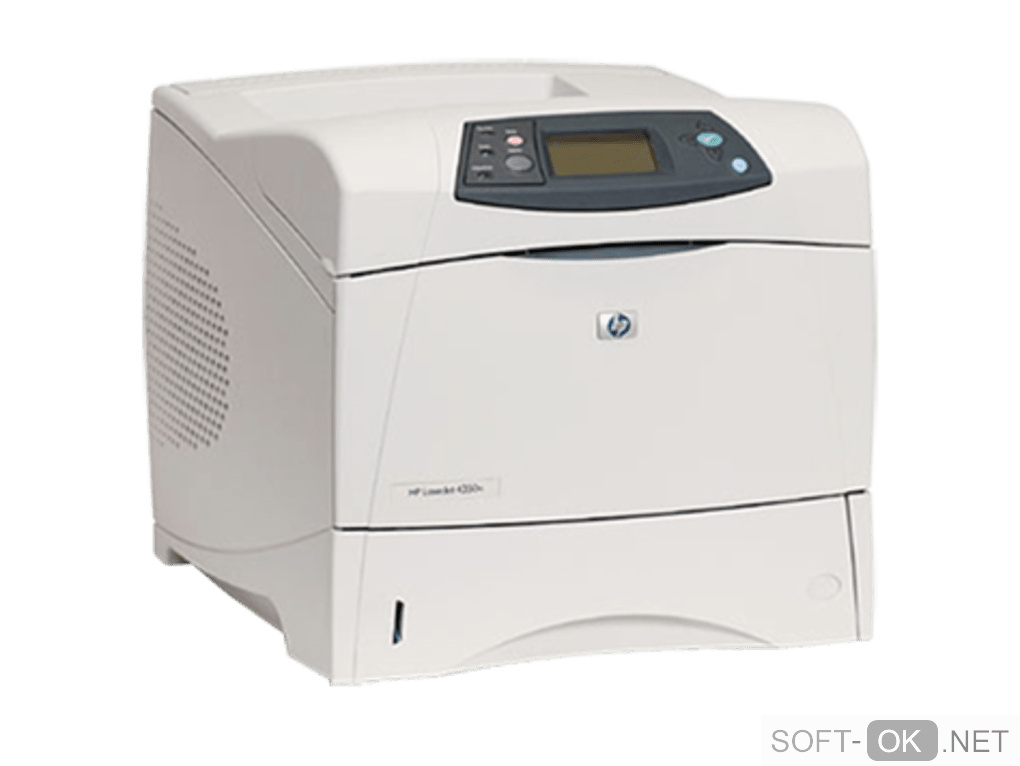 Screenshot №1 "HP LaserJet 4350n Printer drivers"