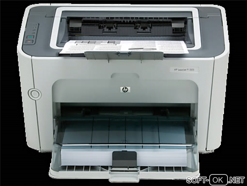 Screenshot №1 "HP LaserJet P1505 Printer drivers"