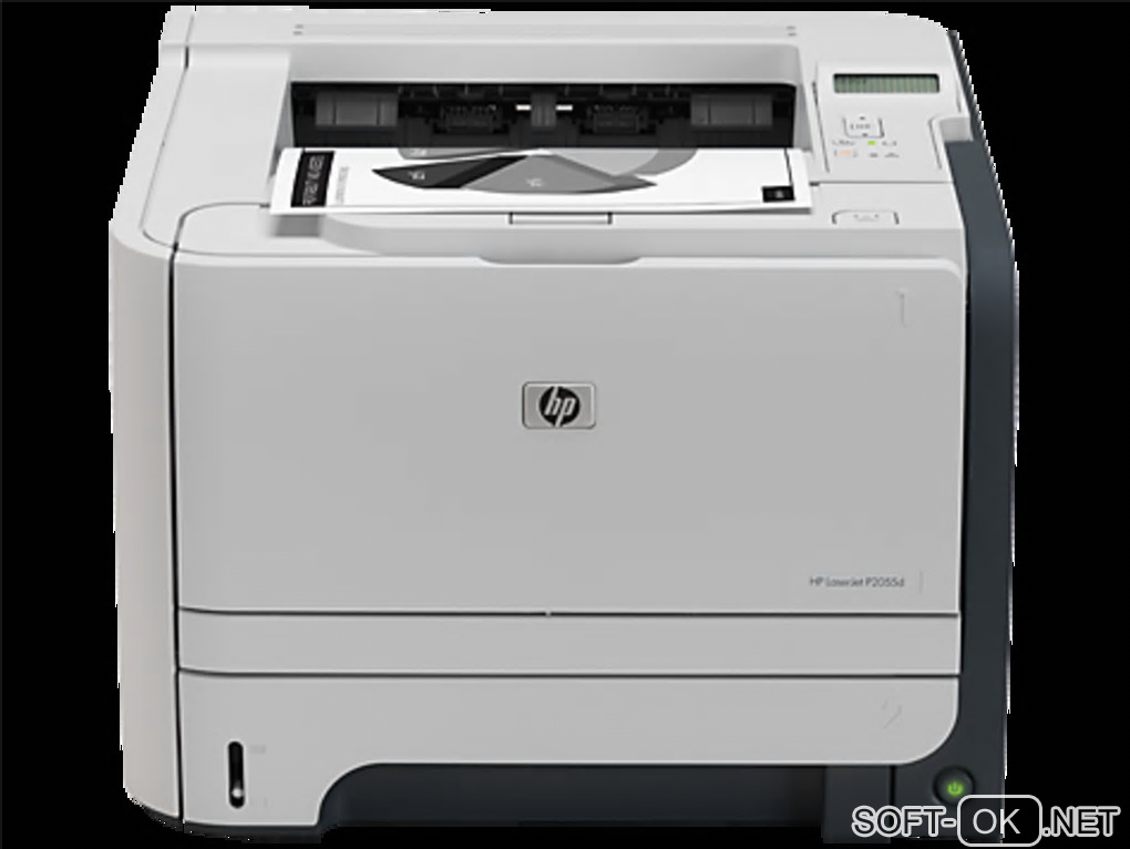 Screenshot №1 "HP LaserJet P2055d Printer drivers"