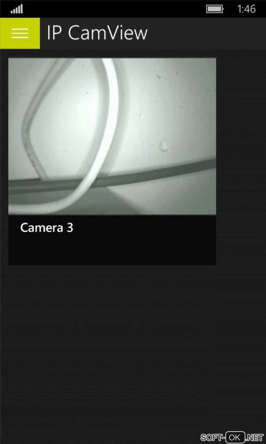 The appearance "IP CamView"
