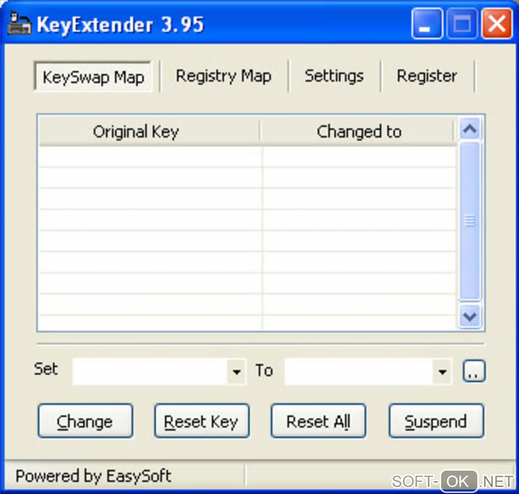 Screenshot №1 "KeyExtender"