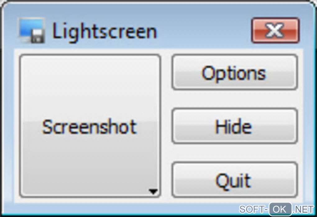 Screenshot №2 "Lightscreen Portable"