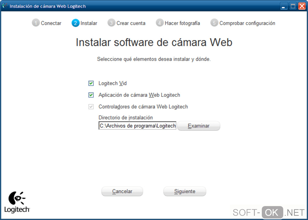 Screenshot №2 "Logitech Webcam Software"