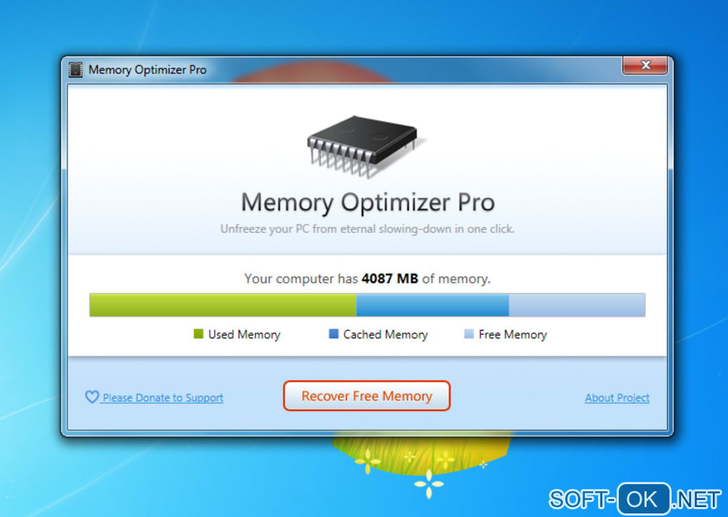 Screenshot №1 "Memory Optimizer"