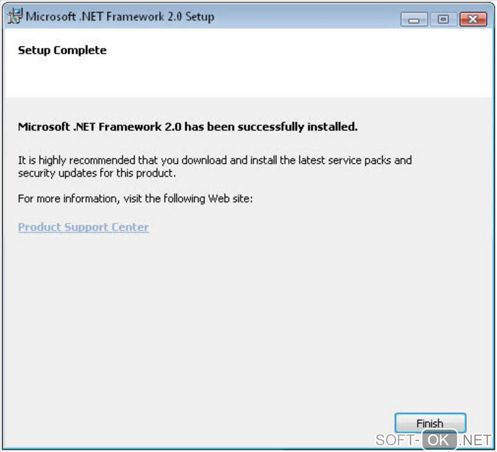 Screenshot №1 "Microsoft .NET Framework"