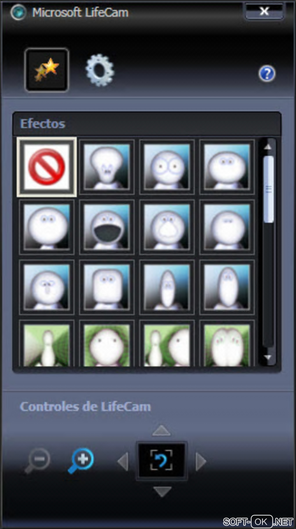 The appearance "Microsoft LifeCam"