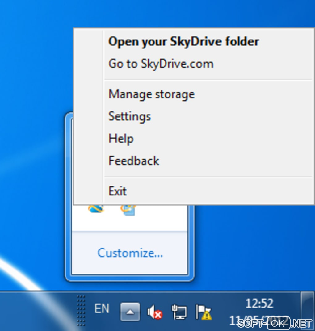 The appearance "Microsoft OneDrive"
