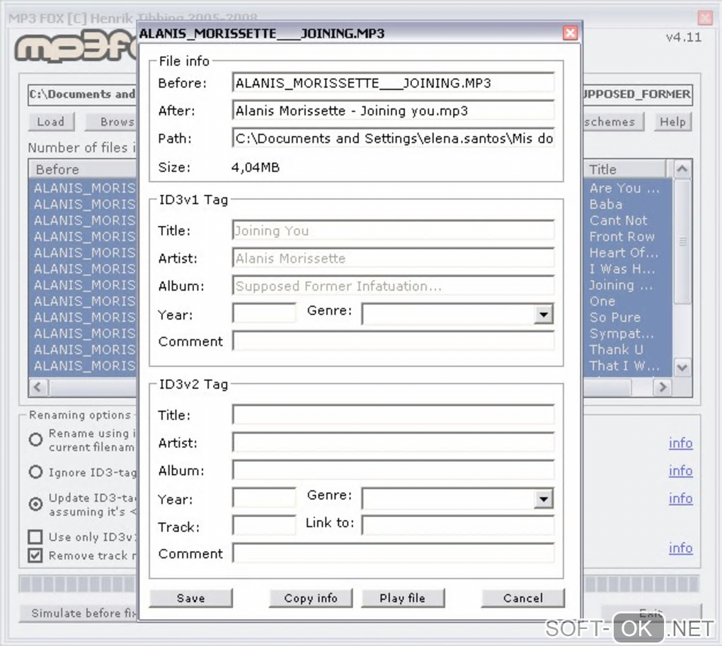 Screenshot №2 "MP3 Fox"