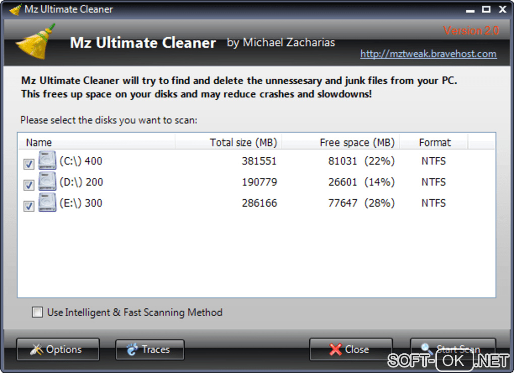 Screenshot №2 "Mz Ultimate Cleaner"